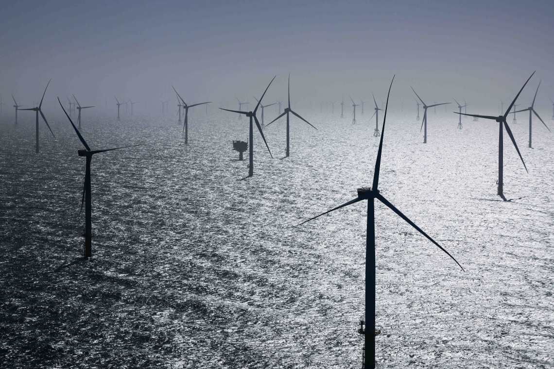 Offshore-Windpark in Deutschland: Forscher, Betreiber und Hersteller der Anlagen entwickeln Konzepte, um die eingesetzten Materialien zu recyceln.