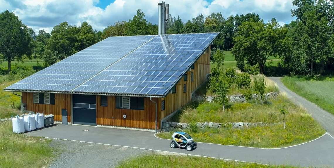 Biomasse-Heizkraftwerk in Wunsiedel: Die Stadt ist heute praktisch CO2-neutral.