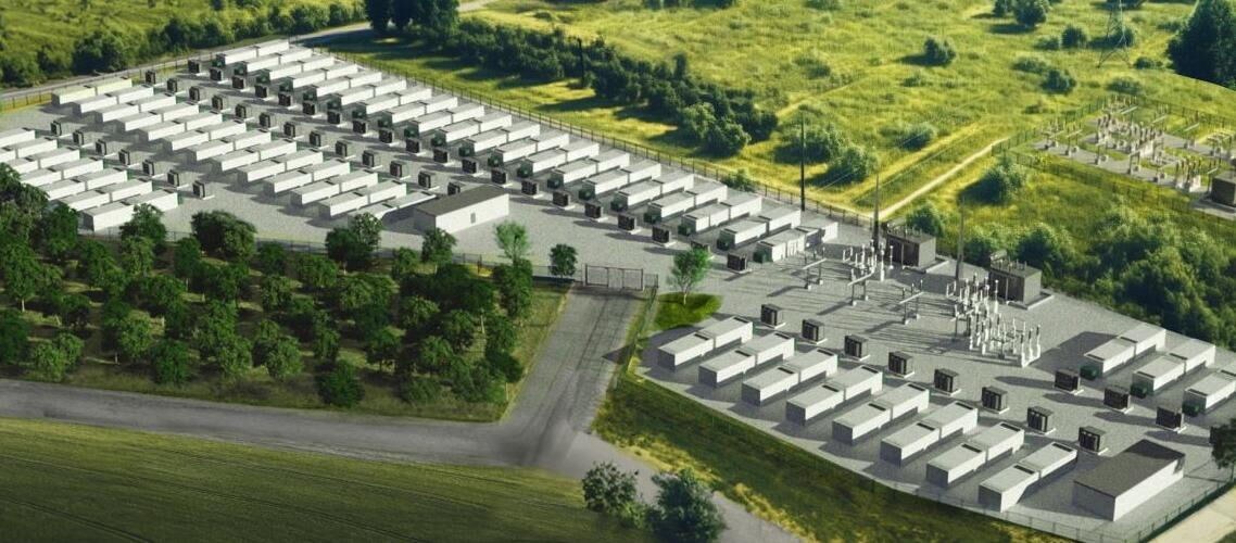 Batteriespeicher Alfeld: Mit einer Kapazität von 275 Megawattstunden ist das Projekt in Südniedersachsen das mit Abstand größte in Europa.