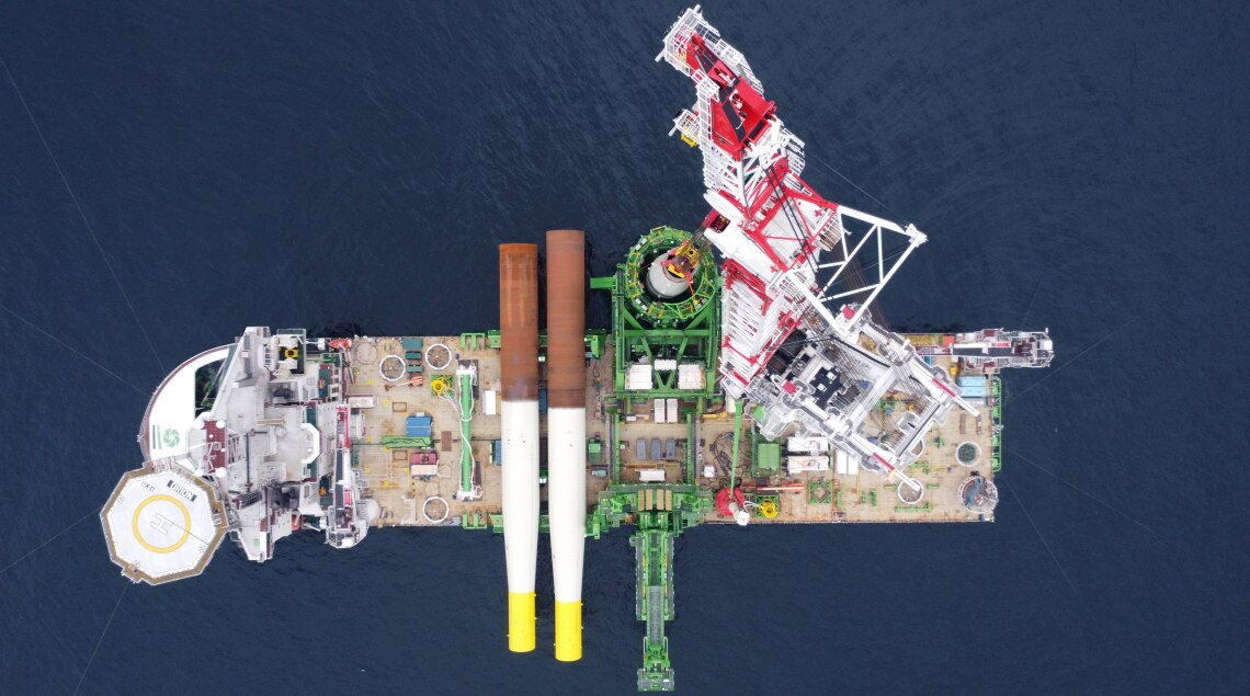 Bau des Offshore-Windparks Arcadis Ost 1 in der Ostsee: Das Projekt soll 2023 als dann 29. deutscher Offshore-Windparks in Betrieb gehen.