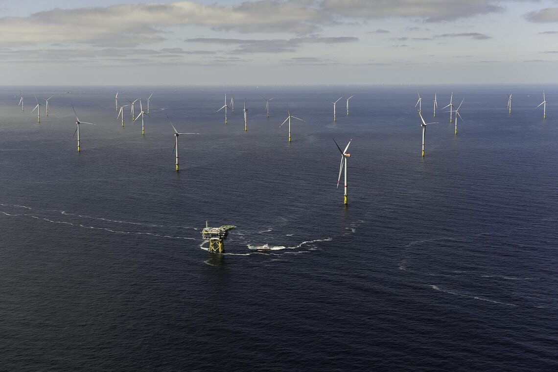 Offshore-Windpark in der deutschen Nordsee: Mit dem Wind-auf-See-Gesetz soll der Ausbau drastisch beschleunigt werden. Aus der Branche gibt es allerdings auch Kritik.