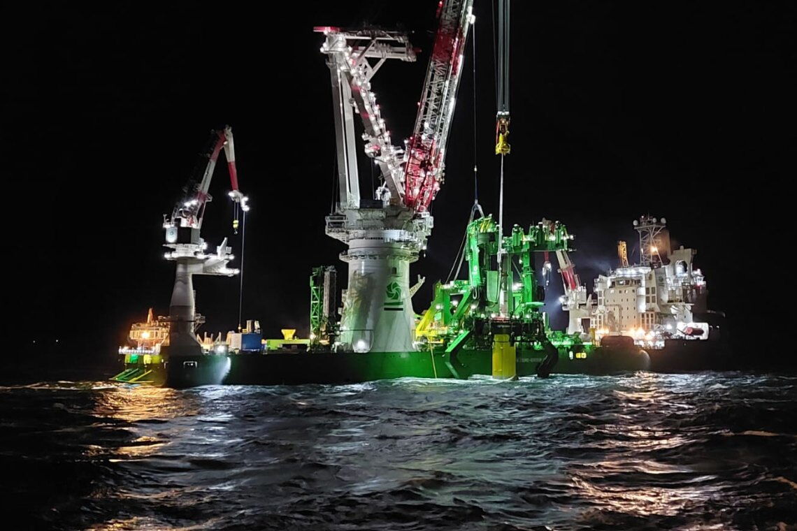 Der Offshore-Windparks Arcadis Ost 1 in der Ostsee ist der 29. in deutschen Gewässern. Er liefert seit Anfang 2023 Strom.