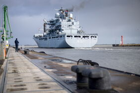 Nutzungskonflikte in der Nordsee: Die Marine beansprucht Flächen für Manöver, auf denen Klimaschützer lieber Offshore-Windparks sähen.