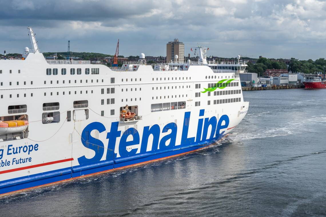 Fast schwefelfrei unterwegs: Die „Stena Germanica“ befördert Autos und Passagiere zwischen Deutschland und Schweden.