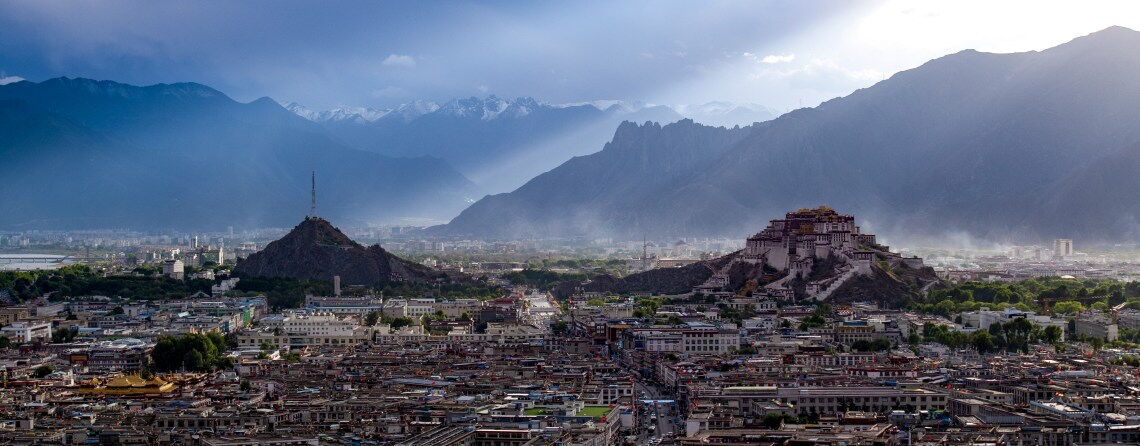 Lhasa in Tibet: China plant in der Region das mit Abstand stärkste Wasserkraftwerk der Welt.