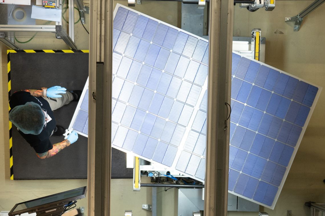 Solarproduktion bei Meyer Burger in Freiberg: Die Hersteller weltweit stehen vor einem Boom.