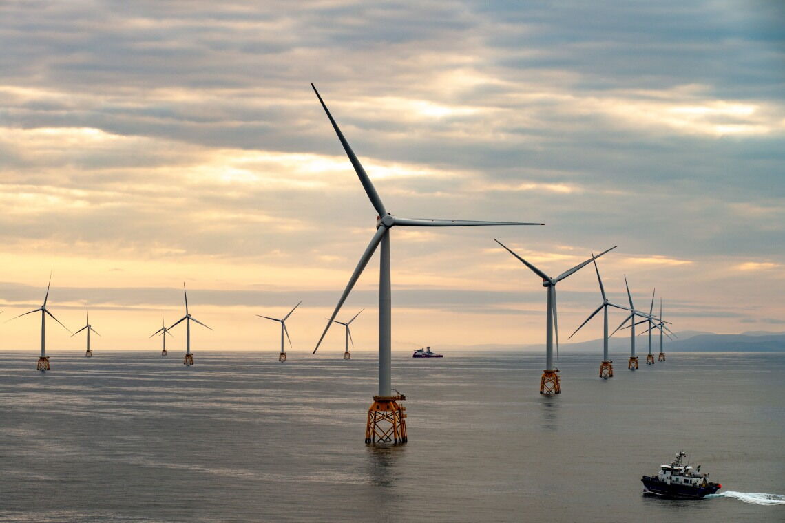 Offshore-Windpark Beatrice in Großbritannien: Der Windpark gehört Mitte 2020 zu den zehn größten Windparks weltweit.