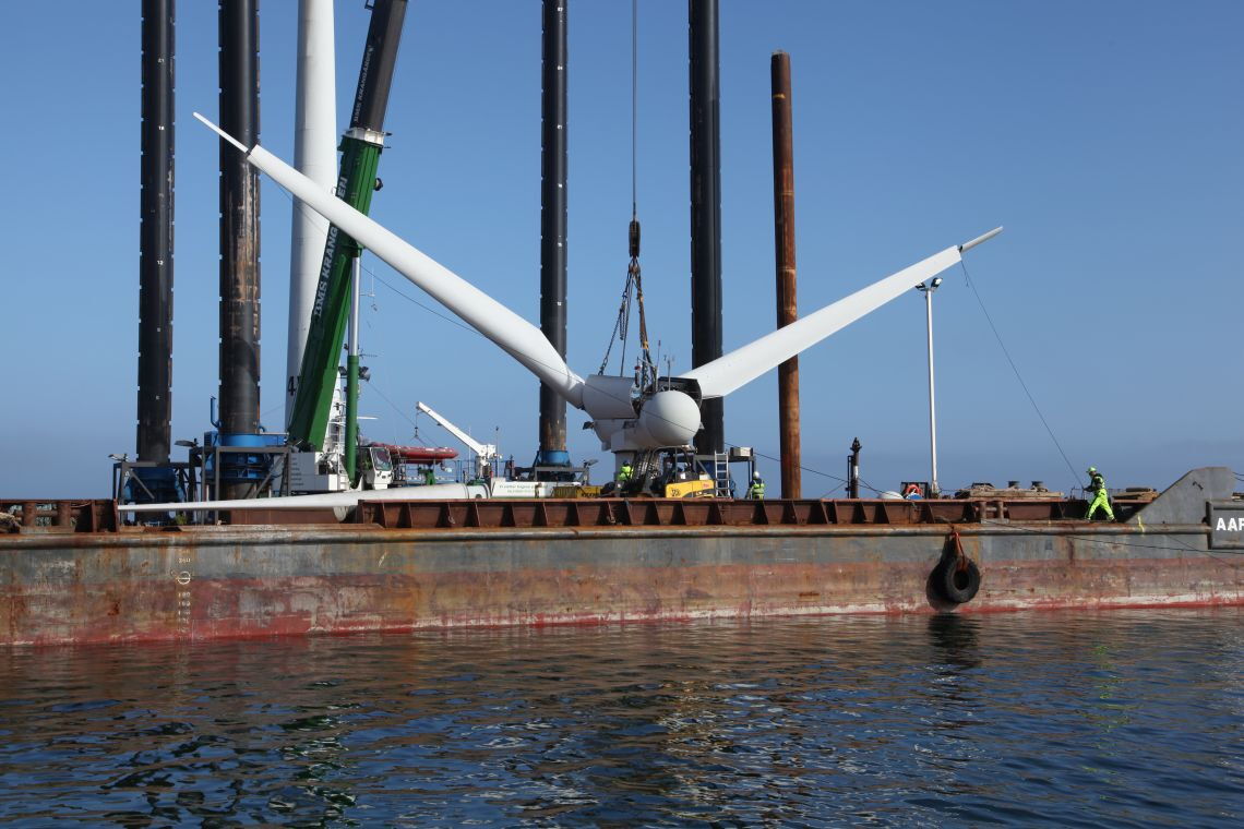 Vindeby war der erste Offshore-Windpark der Welt. 2017 wurde er nach mehr als einem Vierteljahrhundert abgerissen.
